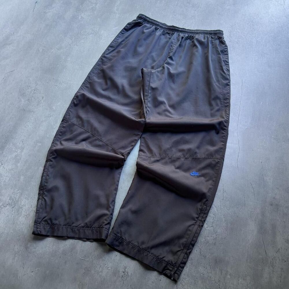 Nike Men's Brown and Grey Joggers-tracksuits